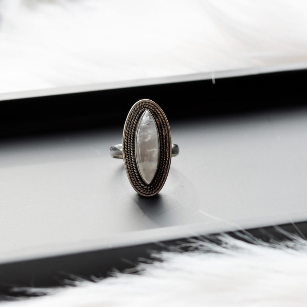 Moonstone Sterling Silver Ring